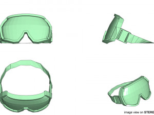 goggles type 1 3D 模型