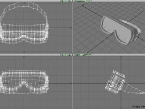 goggles type 2 3D Model