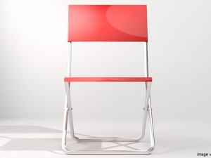 folding chair type 1 3D Model