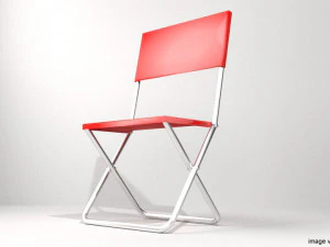 folding chair type 1 3D Model