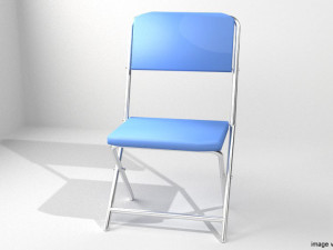folding chair type 2 Modelo 3D