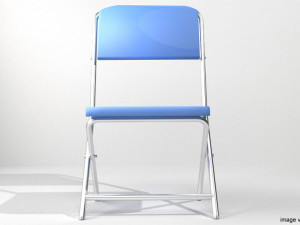 folding chair type 2 Modelo 3D