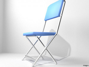 folding chair type 2 Modelo 3D
