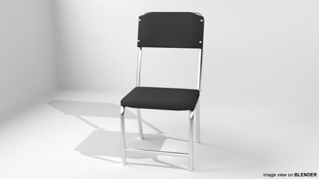 folding chair type 3 3D 모델 .c4d .max .obj .3ds .fbx .stl .blend 