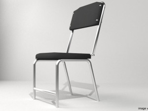 folding chair type 3 3D 모델
