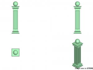 pillar type 1 3D Model