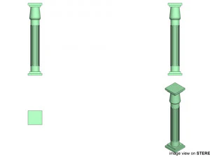 pillar type 2 3D Model