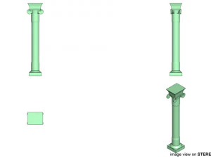 pillar type 3 3D Model