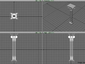 pillar type 4 3D Model
