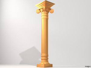 pillar type 4 3D Модель