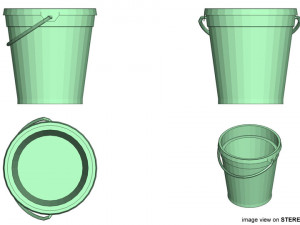 water bucket Model 3D
