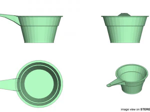 water dipper 3D Model