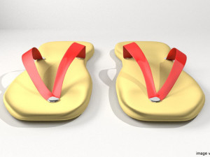 slippers 3D-Modell