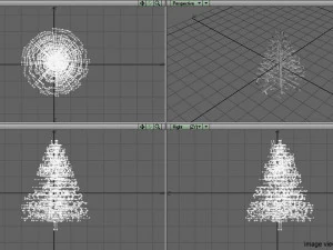 christmas tree type 1 3D Model