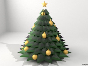 christmas tree type 2 3D Модель