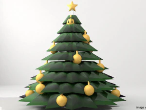 christmas tree type 2 3D Model