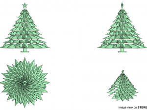 christmas tree type 2 3D Model