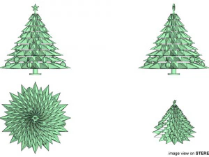 christmas tree type 2 3D Model