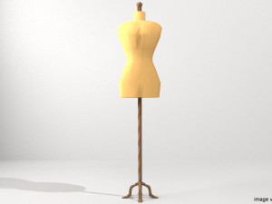 mannequin dress display 3D Модель