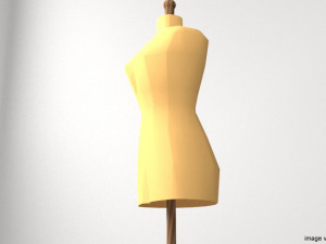 mannequin dress display 3D Модель