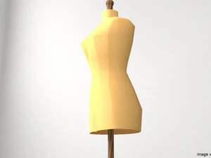 mannequin dress display 3D Model