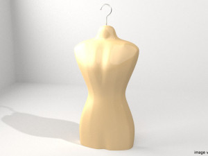 mannequin hanger body 3D 模型
