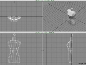 mannequin hanger body 3D 모델