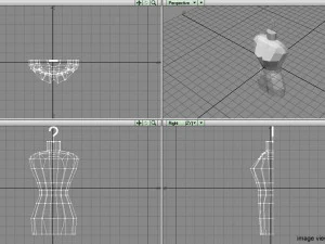 mannequin hanger body 3D Model