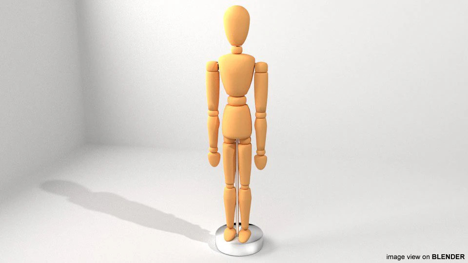 mannequin human fiqure 3D Model .c4d .max .obj .3ds .fbx .stl .blend