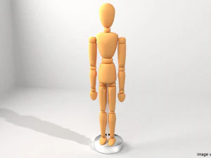 manichino figura umana Modello 3D