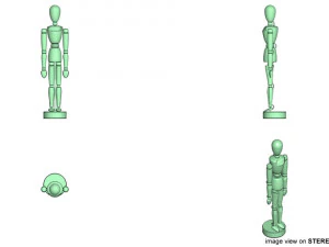 mannequin human fiqure 3D Model