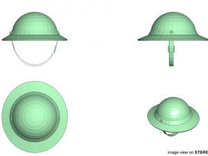 combat helmet classic 3D Модель