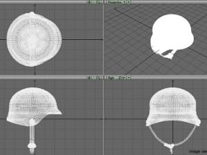 combat helmet modern 3D Model