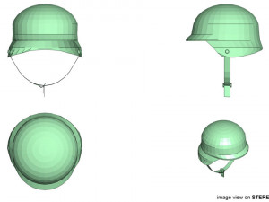 combat helmet modern 3D Model