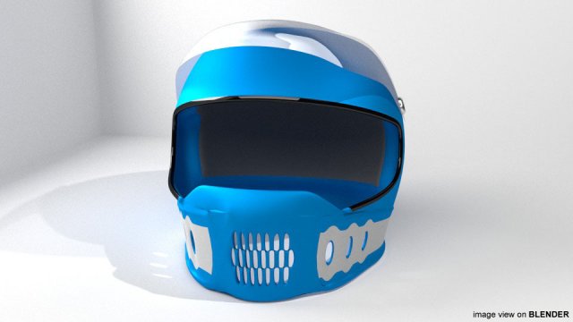 motorcycle helmet Model 3D .c4d .max .obj .3ds .fbx .stl .blend 