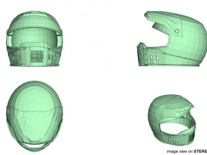 motorcycle helmet Model 3D