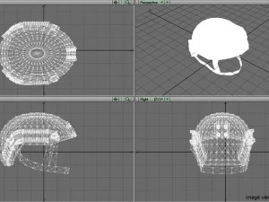 helmet tactical 3D Model