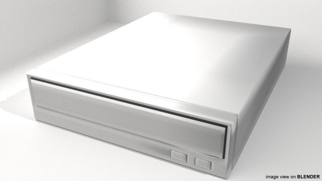 computer dvd rom Model 3D .c4d .max .obj .3ds .fbx .stl .blend 
