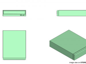 computer dvd rom Model 3D