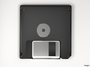 computer floppy disc Model 3D