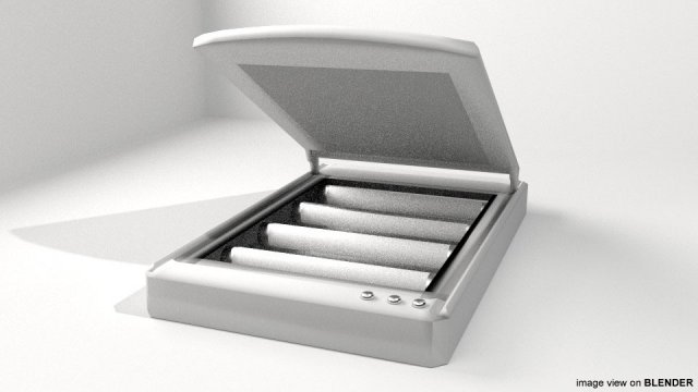 computer scanner 3D मॉडल .c4d .max .obj .3ds .fbx .stl .blend 