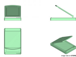 computer scanner 3D मॉडल