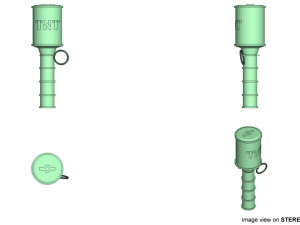 anti-tank hand grenade 3D Модель