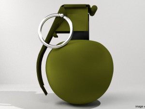 fragmentation hand grenade sphere shape Modèle 3D