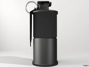 y&uuml;ksek patlayıcı el bombası 3D Model