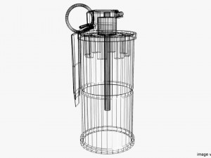 hi-explosive hand grenade Modelo 3D