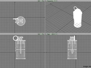 hi-explosive hand grenade Modelo 3D