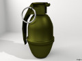 Illuminating Hand Grenade 3D Model