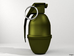 illuminating hand grenade Modelo 3D