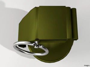 illuminating hand grenade 3D Model